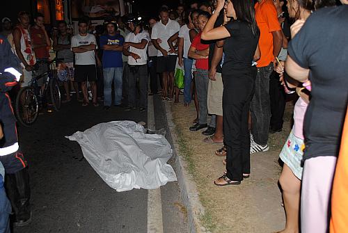 A vítima foi morta atropelada na Mangabeiras