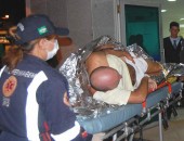 Joaquim Francisco de Oliveira, 49,foi levado para um hospital particular
