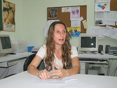 Maria Amália de Alencar, gerente do Núcleo do Programa de Saúde e Nutrição da Diretoria de Atenção Básica da Sesau