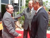 Luiz Eustáquio recebeu Vilela e secretário Álvaro Machado na porta do TC