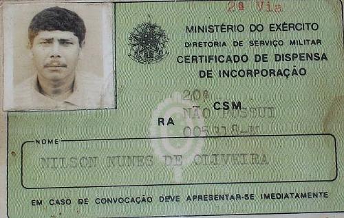 Documento em nome de Nilson Nunes de Oliveira foi encontrado junto com o corpo