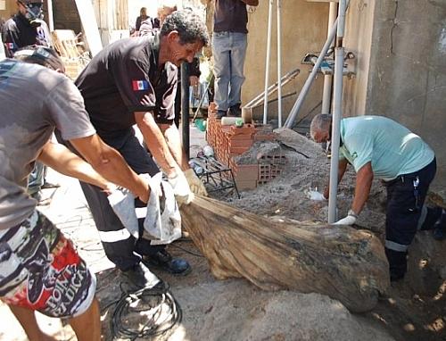 Após escavação, polícia encontrou o corpo do músico Antônio Jorge