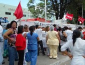 Servidores da saúde estadual entraram em greve por 72 horas