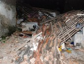 Explosão derruba casa em São Miguel dos Campos