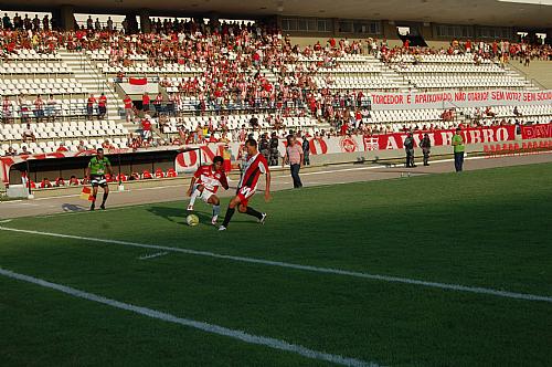 CRB enfrentou o Santa Rita no Estádio Rei Pelé