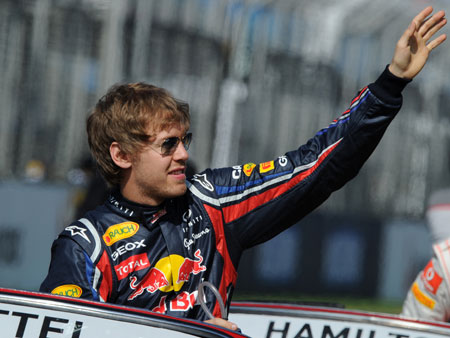 Vettel venceu a primeira corrida da temporada 2011, na Austrália