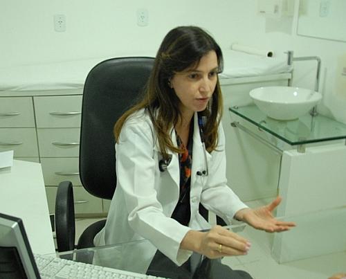 Médica pneumologista, Sandra Reis
