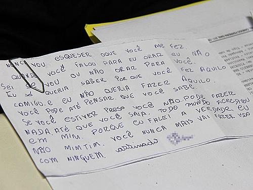 Criança escreveu cartas contando seu drama
