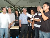 Em Arapiraca, Renan e Luciano participam das homenagens aos funcionários e trabalhadores