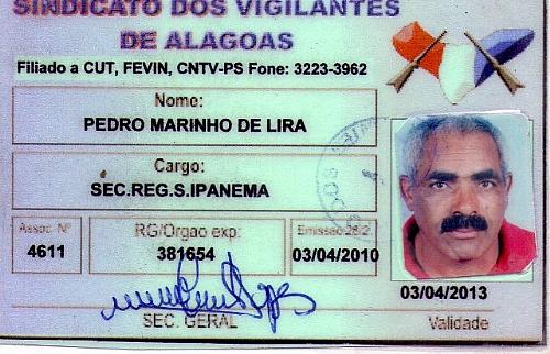 Algozes assassinaram Pedro Marinho e levaram a arma do vigilante