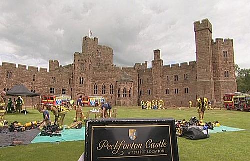 O castelo de Peckforton é uma atração no interior nas proximidades de Liverpool