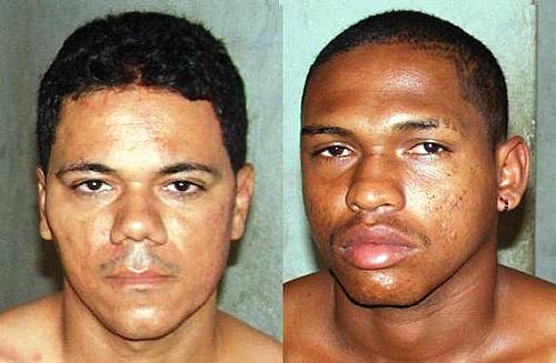 Geraldo Ribeiro dos Santos e Elenilton de Melo Nascimento foram presos após perseguição