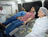 Deputado Joãozinho Pereira participou de campanha de doação de sangue
