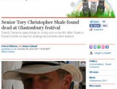 'Guardian' noticia morte de membro da ala conservadora inglesa