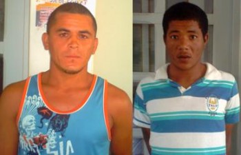 Manoel Macário e Tassiano Santos foram presos pela 1ª CIA