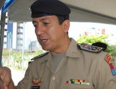 Comadante-geral da PM, coronel Luciano Silva