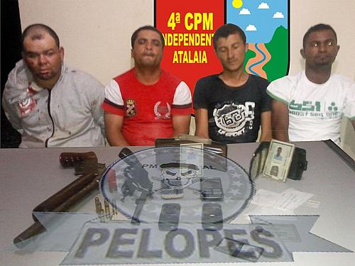 Grupo é acusado de assaltos na região de Atalaia e Capela