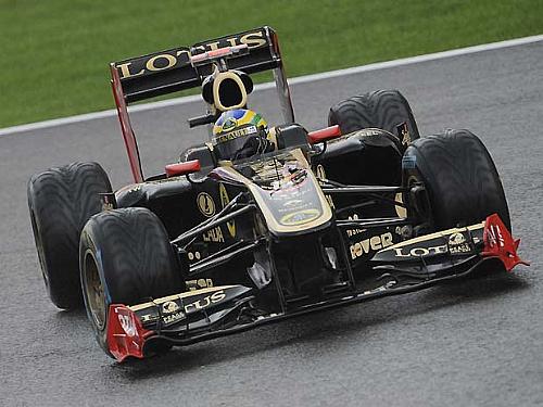 Bruno Senna se destaca na chuva e larga em sétimo na Bélgica