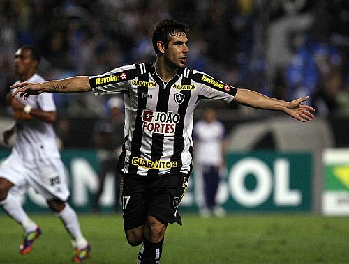 Herrera comemora o gol da vitória do Botafogo sobre o Atlético-MG