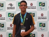 Kaio Bruno conquista sua segunda medalha de ouro na natação