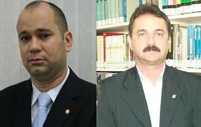 Promotores de Justiça Edelzito Andrade e Cláudio Sá