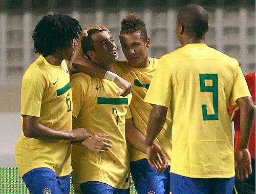Nova geração: Cortês teve boa atuação e viu os gols de Lucas e Neymar em Belém