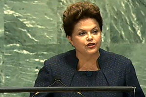 Presidente Dilma Rousseff discursa sobre saúde na ONU