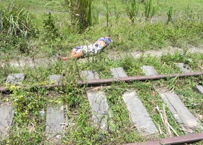 Corpo de homem não identificado foi encontrado às margens de linha férrea