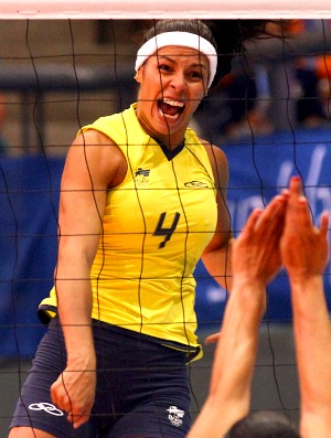 Paula Pequeno foi um dos destaques do Brasil nesta segunda