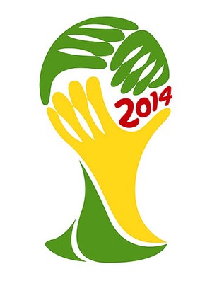 O símbolo da Copa do Mundo de 2014, a segunda que será realizada no Brasil