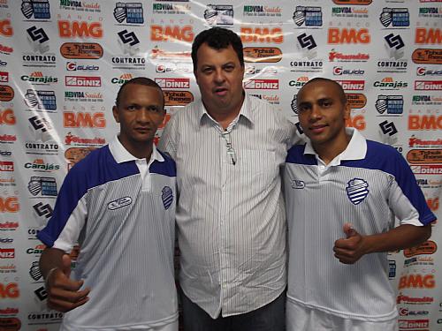 Lindoval Silvanio da Rocha (direita) e Ceará, apresentaram-se hoje (23)