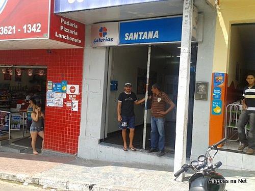 Lotérica é assaltada em Santana do Ipanema