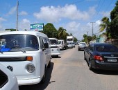 Acidente deixa o trânsito lento no São Jorge