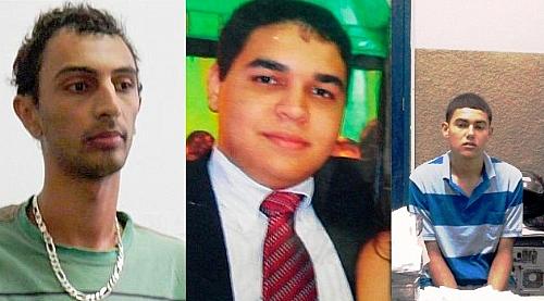 Felipe Bruno, Fernando Pereira e Matias Araújo são acusados de integrar quadrilha
