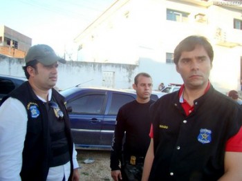 Delegados Rodrigo Cavalcante e Kelmann Vireira coordenaram a operação