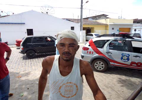 Luiz Pedro, acusado de tentar matar a mãe com uma foice