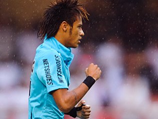 Neymar fez seu 100º gol pelo Santos