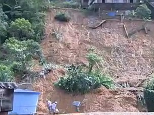 Chuva deixa cinco mortos e 994 desabrigados em Teresópolis, RJ