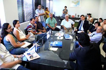José Thomaz Nonô em reunião com prefeitos dos municípios atingidos pelas enchentes de 2010