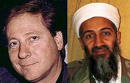 À esquerda, Bill Warren, que afirma ter encontrado o corpo de Osama bin Laden