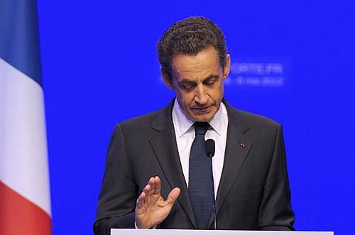 Sarkozy reconheceu derrota nas eleições em discurso para apoiadores