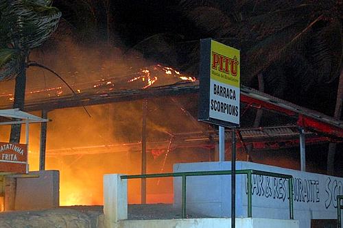 Comerciantes registram segundo incêndio na orla de Marechal