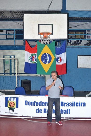 O Presidente da Confederação Brasileira de Basquete (CBB), Carlos Boaventura, esteve em Maceió para uma curta visita
