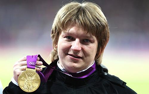 Nadzeya Ostapchuk perdeu sua medalha de ouro no arremesso de peso
