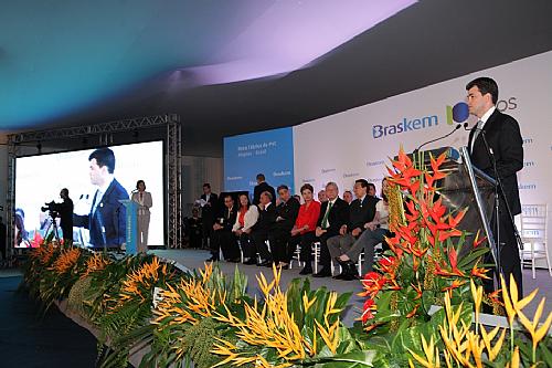 Presidente Dilma participa de inauguração da Braskem em Alagoas