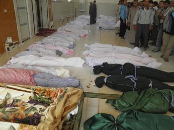 Há, ainda, informações que 200 corpos foram localizados em Daraya, perto de Damasco