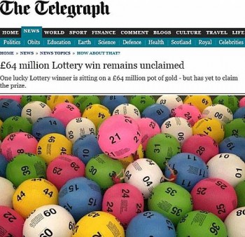 Ganhador de mais de R$ 200 milhões na loteria ainda não foi buscar prêmio no Reino Unido