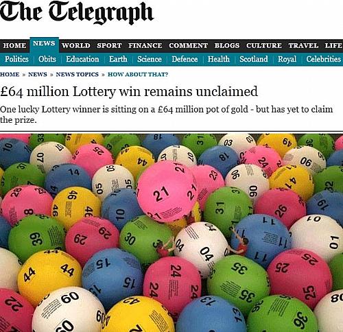 Ganhador de mais de R$ 200 milhões na loteria ainda não foi buscar prêmio no Reino Unido