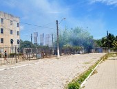 Bombeiros debelaram incêndio próximo a residencial do PAR