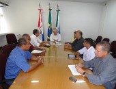Líderes militares se reúnem com secretário de Gestão Pública, Alexandre Lages